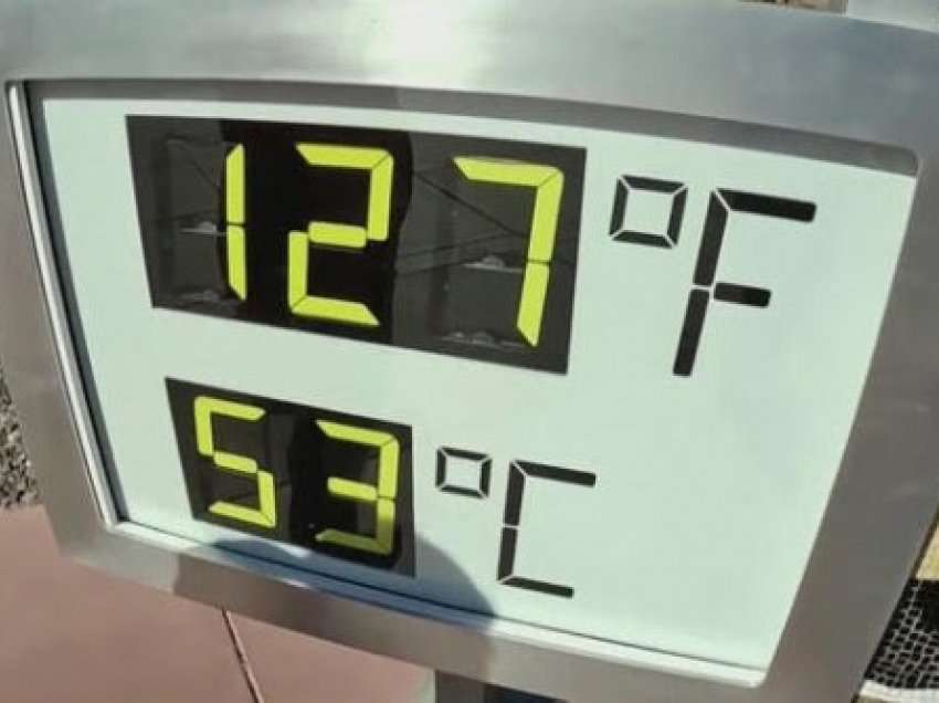 Lugina e Vdekjes regjistron temperaturë rekorde 53 gradë në shtator
