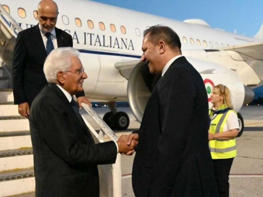 Presidenti italian, Sergio Mattarella arriti në Shkup
