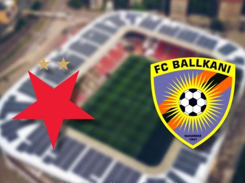 Ballkani testohet sonte, Slavia Prague është kundërshtari