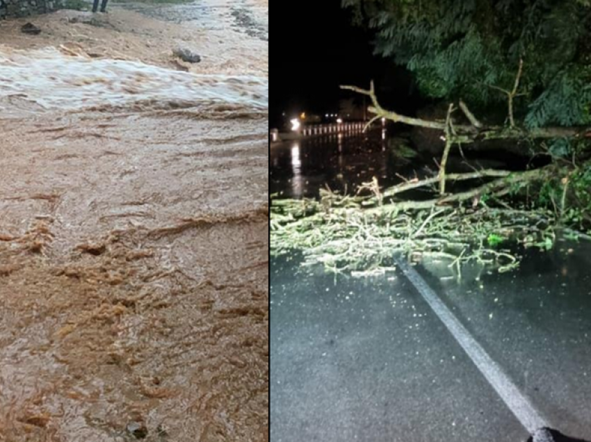 Stuhi e rrebeshe shiu në Tropojë/ Gjendja alarmante, përmbyten rrugët, në rrezik banesat! Apeli i kreut të bashkisë