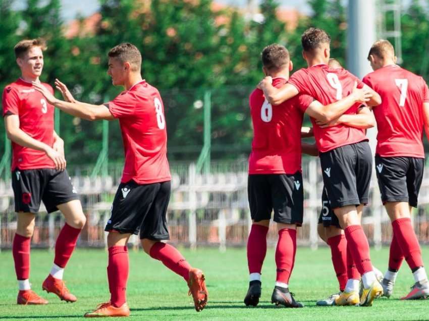 Shqipëria U19 mundet edhe në ndeshjen e dytë në Europian