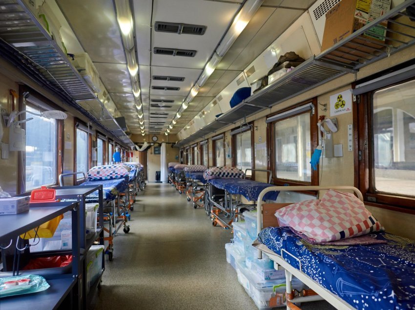 Treni mjekësor që ka evakuuar mbi 3000 pacientë