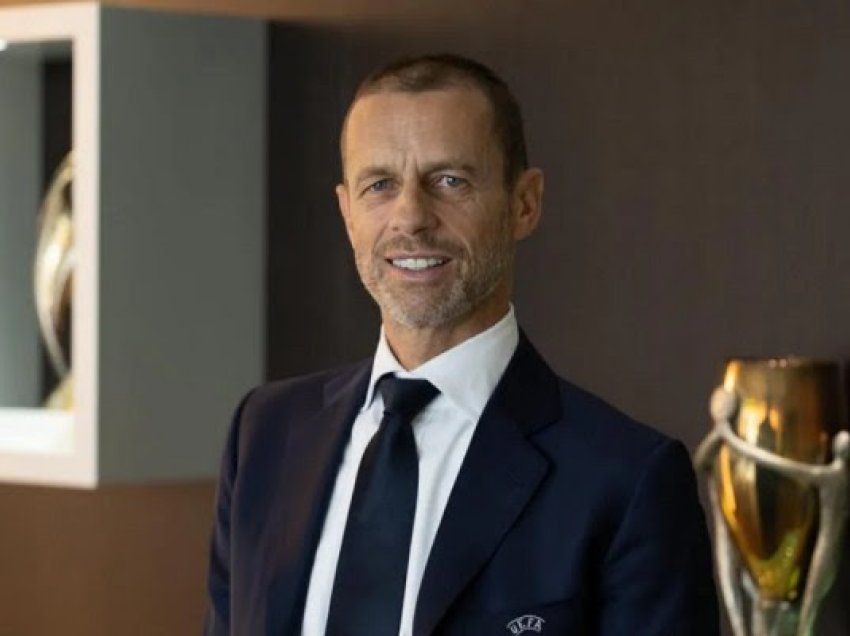 UEFA e konfirmon, Ceferin president edhe për katër vite të tjera