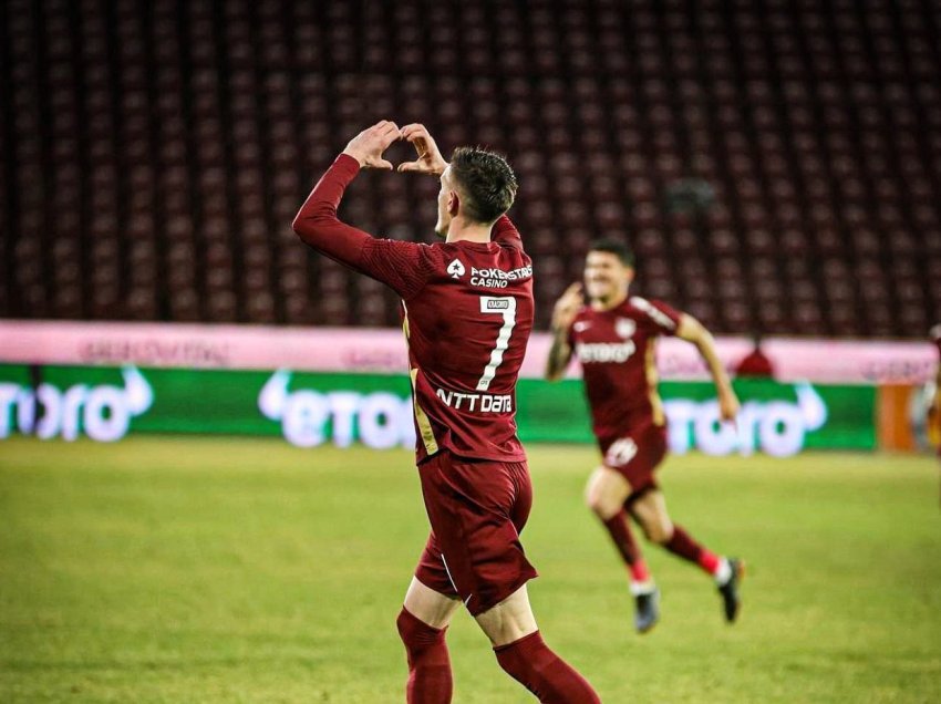 Sulmuesi i Kosovës shënon, skuadra e tij në gjysmëfinale të Kupës së Rumanisë