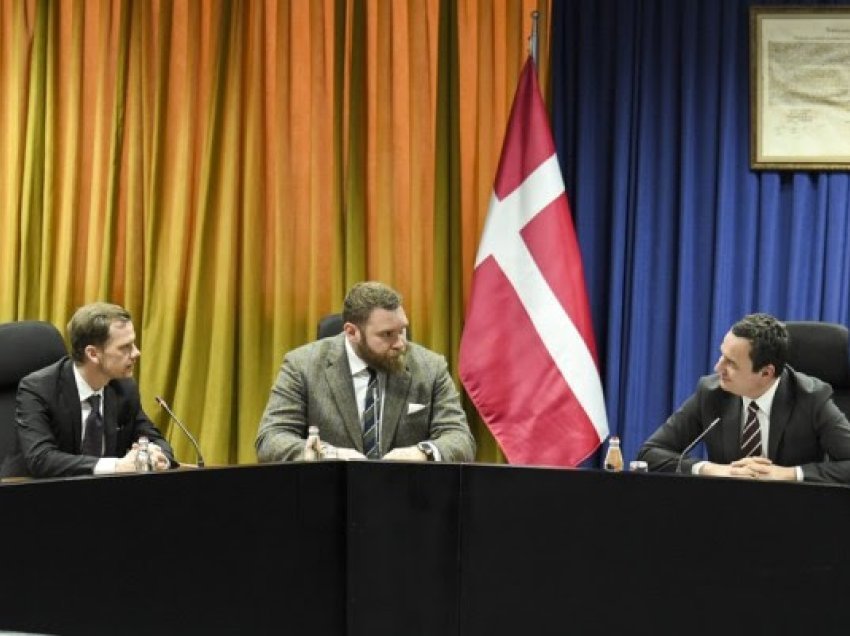​Kurti me ministrin danez të Drejtësisë: Duam zgjerim të bashkëpunimit