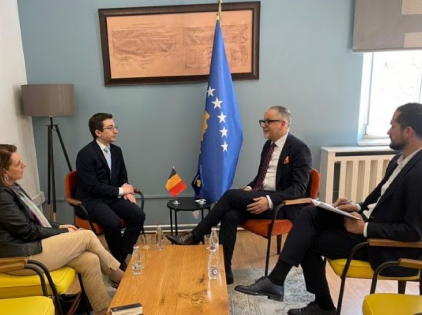 Vitia takoi ambasadorin e Belgjikës, e informoi për investimet në shëndetësi