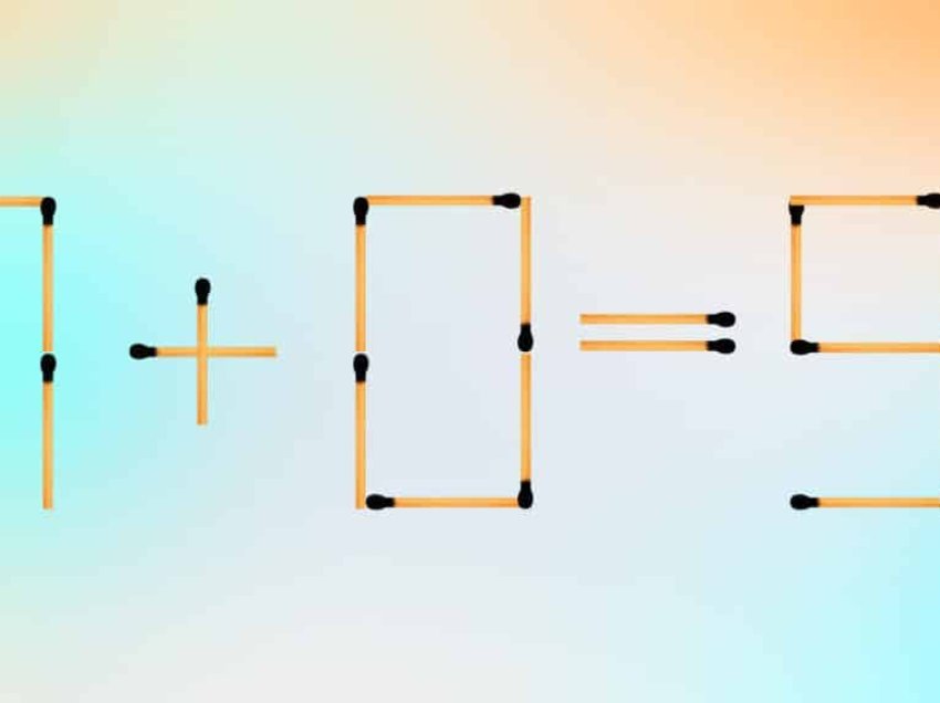 Puzzle matematike: Testoni inteligjencën tuaj duke balancuar ekuacionin me lëvizjen e 1 shkrepësese!