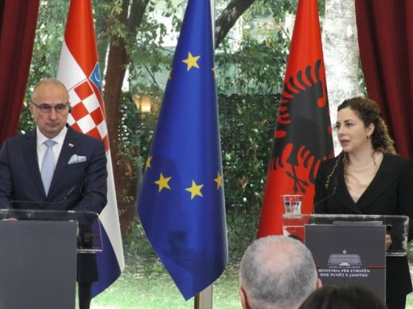 Kroacia do t’i ofrojë mbështetje politike dhe teknike Shqipërisë në procesin integrues