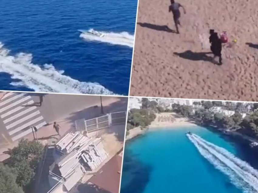 Ndjekje si nëpër filma në resortin turistik në Mallorca, dilerët e drogës më varkë përplasen në rërën e plazhit – arrestohen tre persona