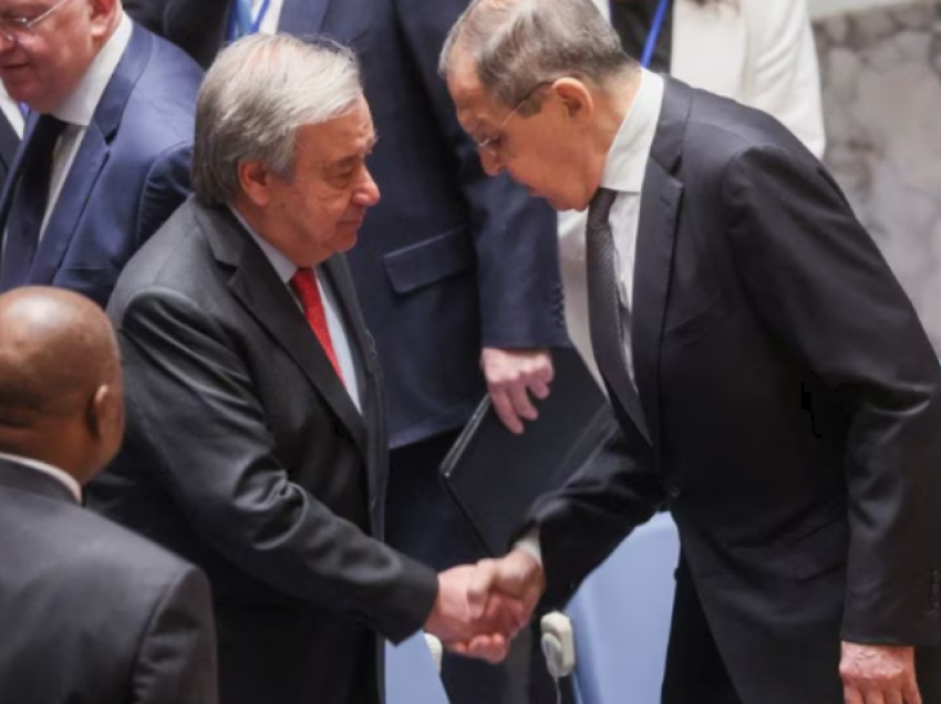 Lavrov dhe Guterres përplasen në seancën e OKB-së