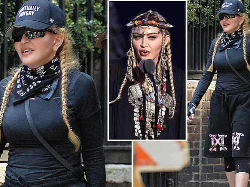 Disa javë pas problemeve shëndetësore, Madonna shihet në formë të mirë rrugëve të New Yorkut