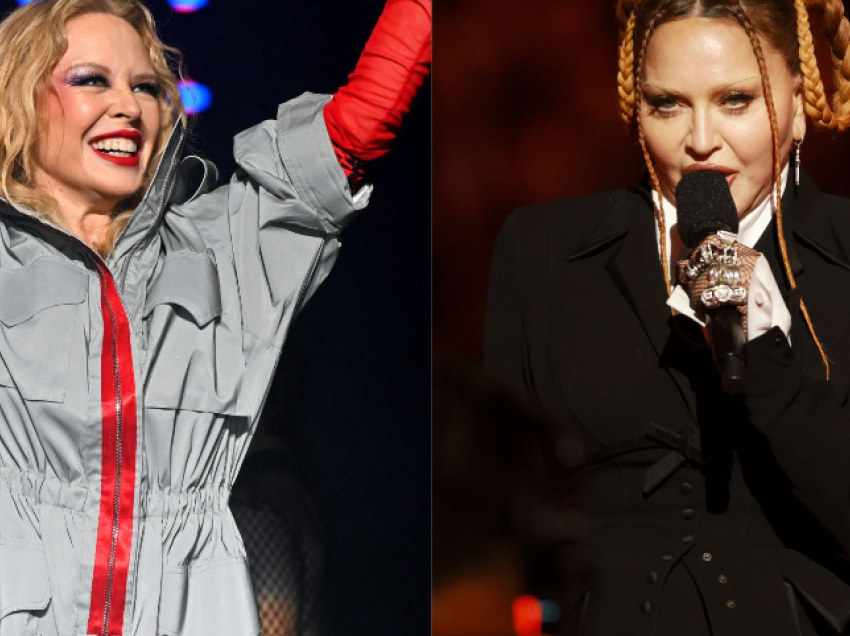 Kylie Minogue i dërgon mesazh mbështetje Madonna-s pas sprovës së saj shëndetësore