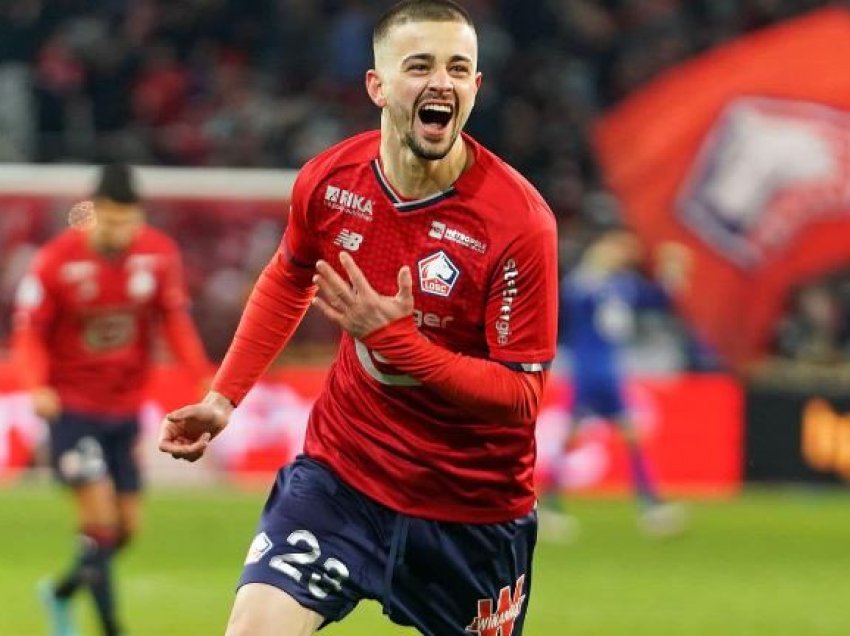 Edon Zhegrova shpërthen me gol, Lille fiton ndaj Rijekës