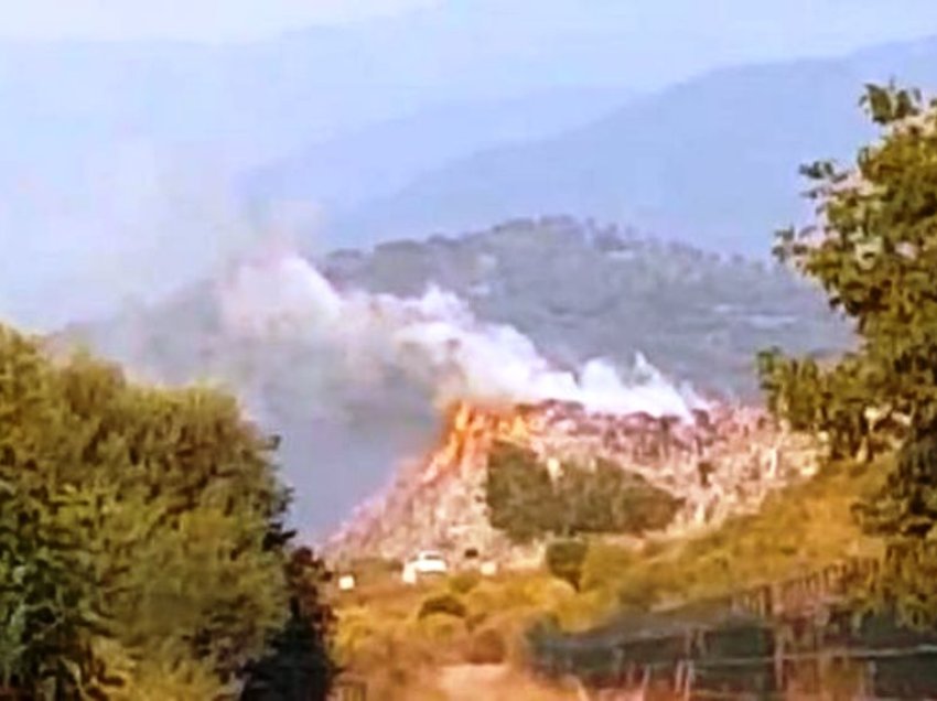 Pas zjarrit në fushën e mbetjeve në Elbasan e Fier, Policia rrethon landfillin e Tiranës