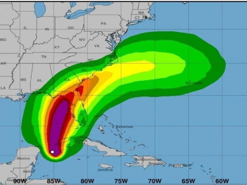 Stuhia tropikale kërcënon Floridën, autoritetet po përgatiten të lëshojnë urdhra evakuimi