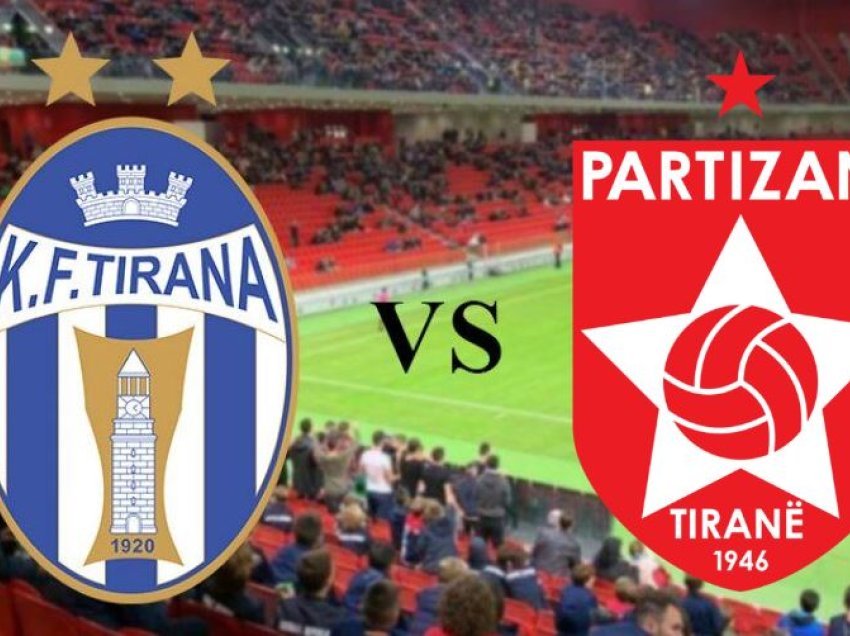Formacionet Tirana - Partizani