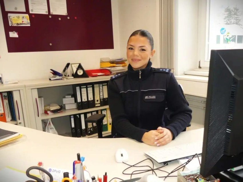 Shqiptarja Eurona Jakupi dje refugjate, sot policja më e re në Gjermani