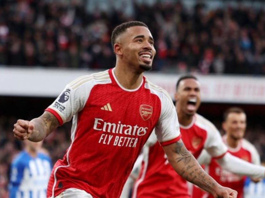 Arsenal vendos një rekord të ri pas fitores ndaj Brighton