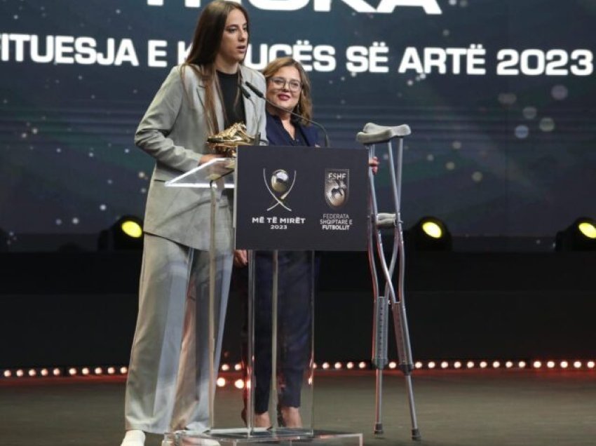 Basha: Valentina Troka, vajza që rrëmbeu trofeun e “Këpuca e Artë 2023”