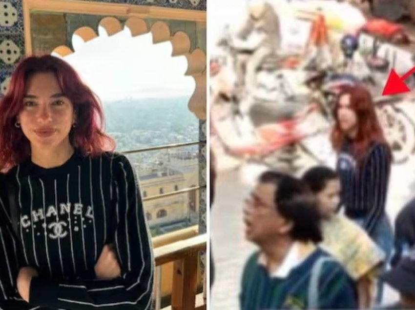 Një video e Dua Lipës bëhet virale në rrjetet sociale, pasi askush nuk e njohu në Indi gjatë një shëtitjeje në qytet