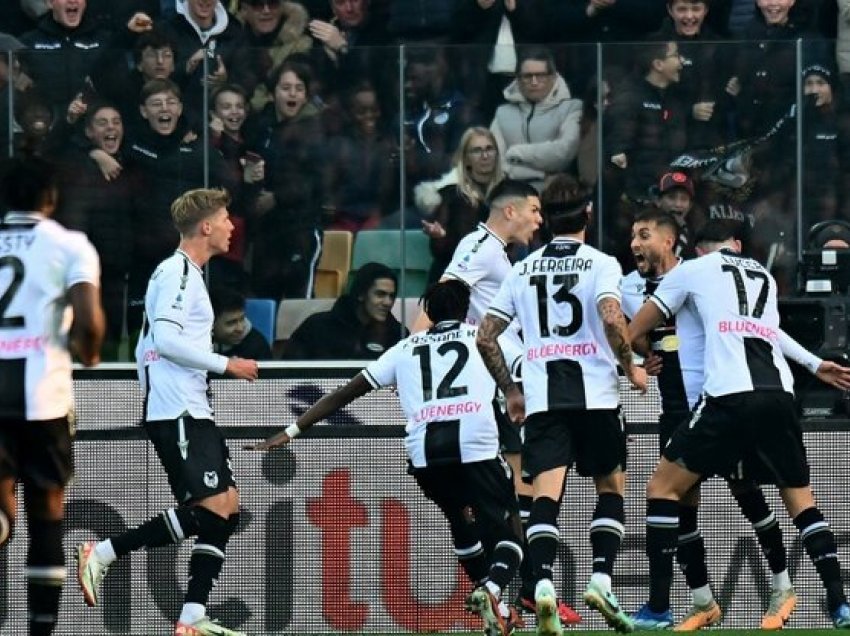 Udinese e mbyll 2023-shin me fitore, Cagliari-Empoli ndahen në paqe