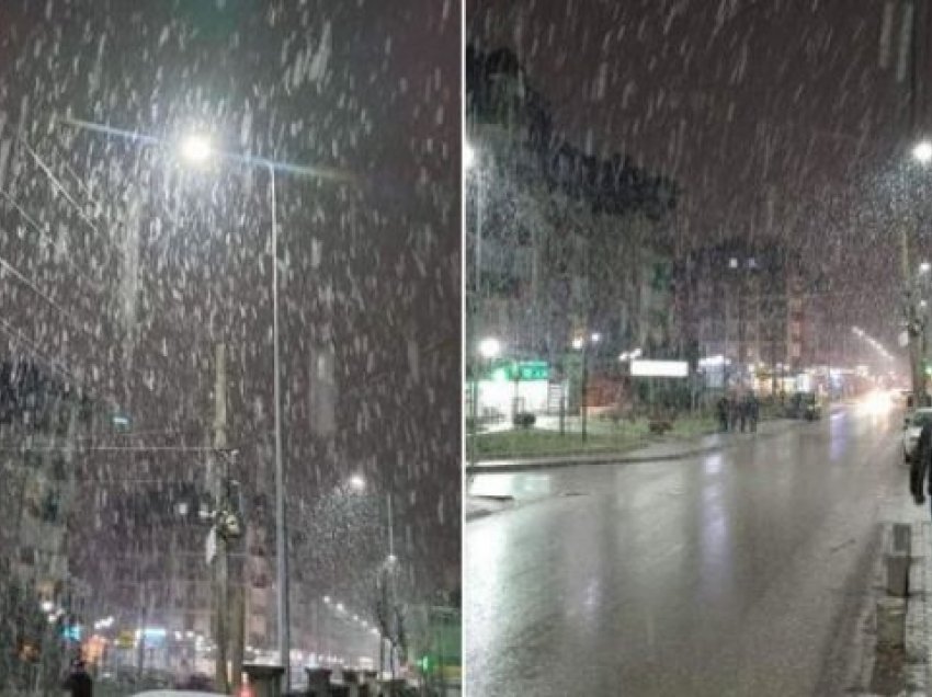 Reshje bore në shumë qytete të Kosovës