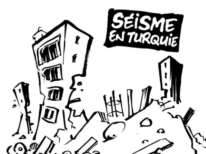 Karikatura e gazetës satirike për tërmetin në Turqi, i zemëron përdoruesit e internetit