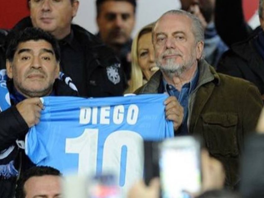 De Laurentiis: Maradona është një legjendë, ai i shtyu napolitanët në ambicie të panjohura