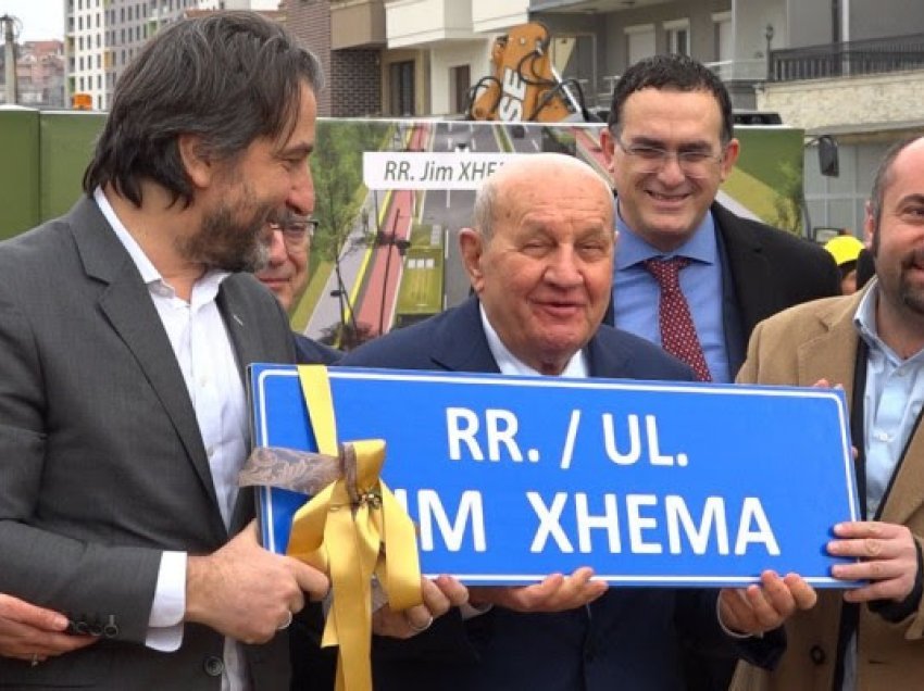 ​Veprimtari Jim Xhema nderohet në Prishtinë, një rrugë merr emrin e tij