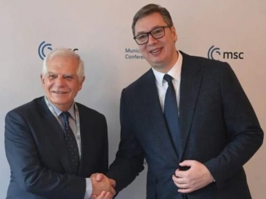 “Po na bëhet shumë presion”, Vuçiq takohet përsëri me Borrellin në Mynih