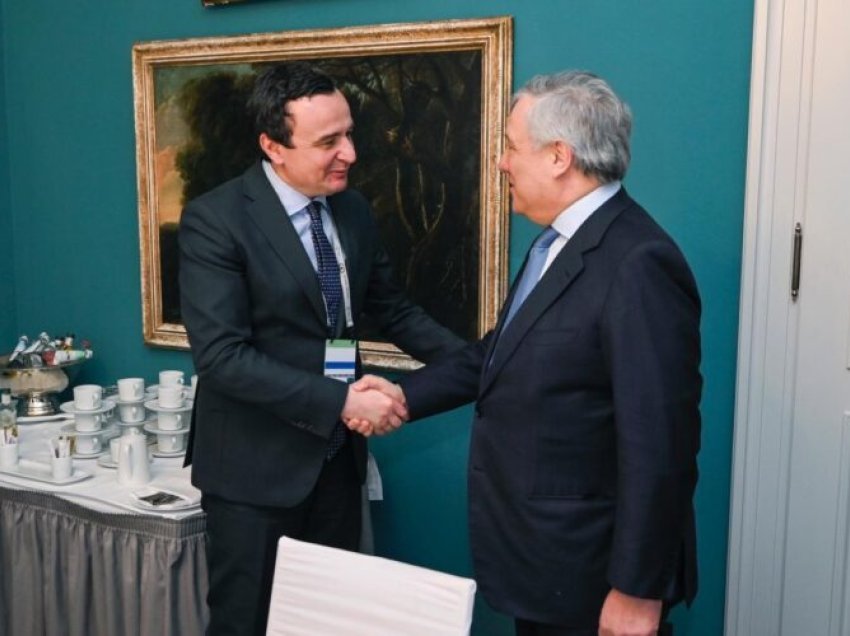 Kurti dhe zv.kryeministri italian diskutuan për rritjen e bashkëpunimit ekonomik, siguri e mbrojtje