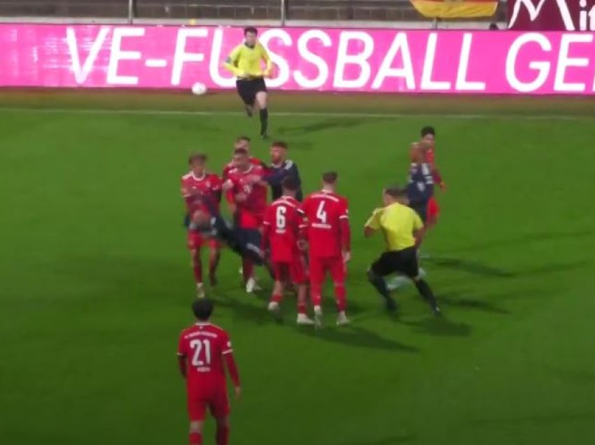 Lojtari nga Kosova humb durimin në Gjermani, përplasë kundërshtarin përtoke 