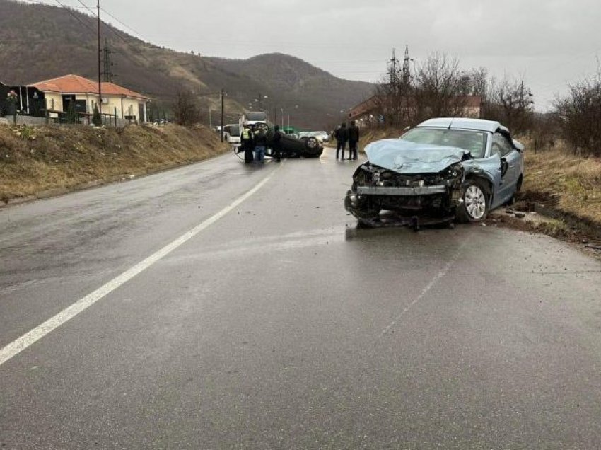 Aksident trafiku në Zveçan, katër të lënduar