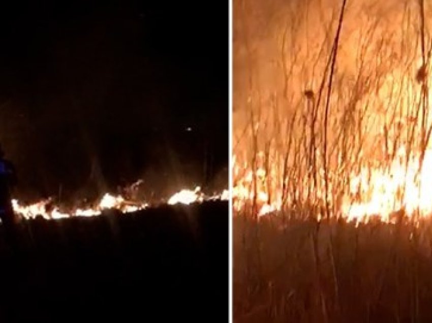 Dy zjarre të njëpasnjëshme në Berat, dyshohet se kanë qenë të qëllimshme