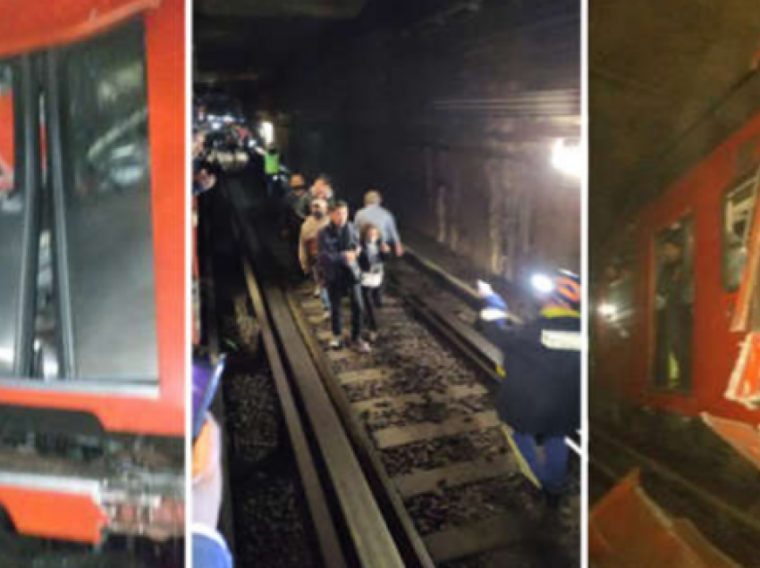 Përplasen trenat e metrosë në Meksikë, një viktimë dhe 16 të plagosur