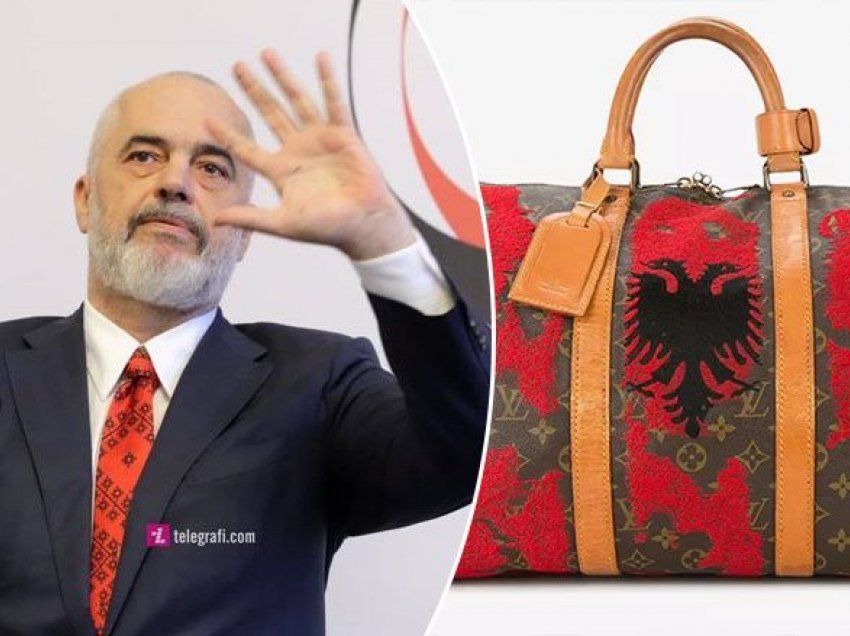 Edi Rama e prezanton si të re çantën e para katër viteve të “Louis Vuitton” me simbolet e flamurit kombëtar