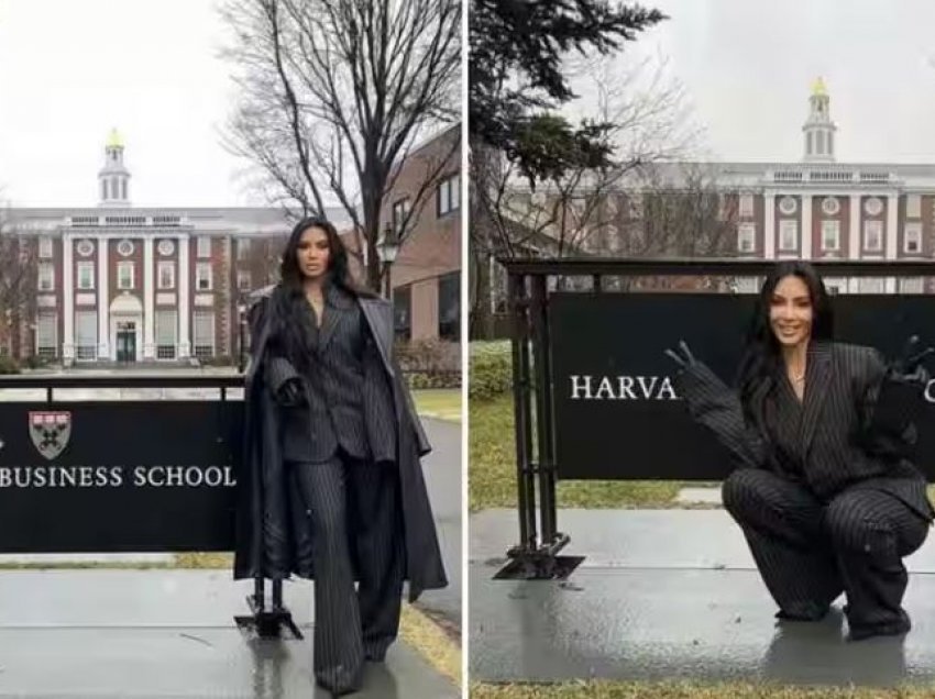 Kim Kardashian, profesoreshë në Harvard, për një ditë 
