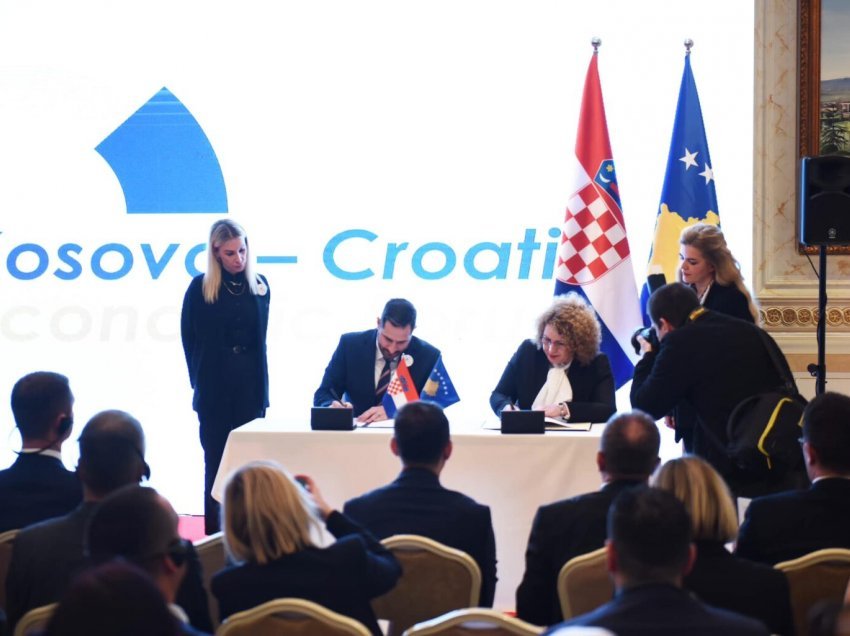Kosova dhe Kroacia nënshkruajnë marrëveshje bashkëpunimi për turizëm