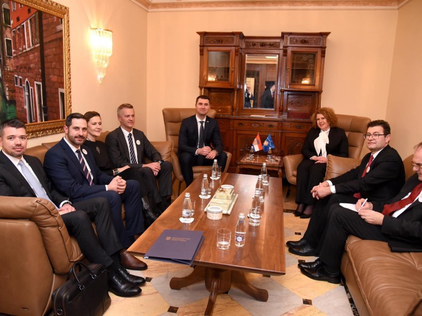 Hajdari në takim me delegacionin kroat, bisedojnë për intensifikim të bashkëpunimit mes dy vendeve 