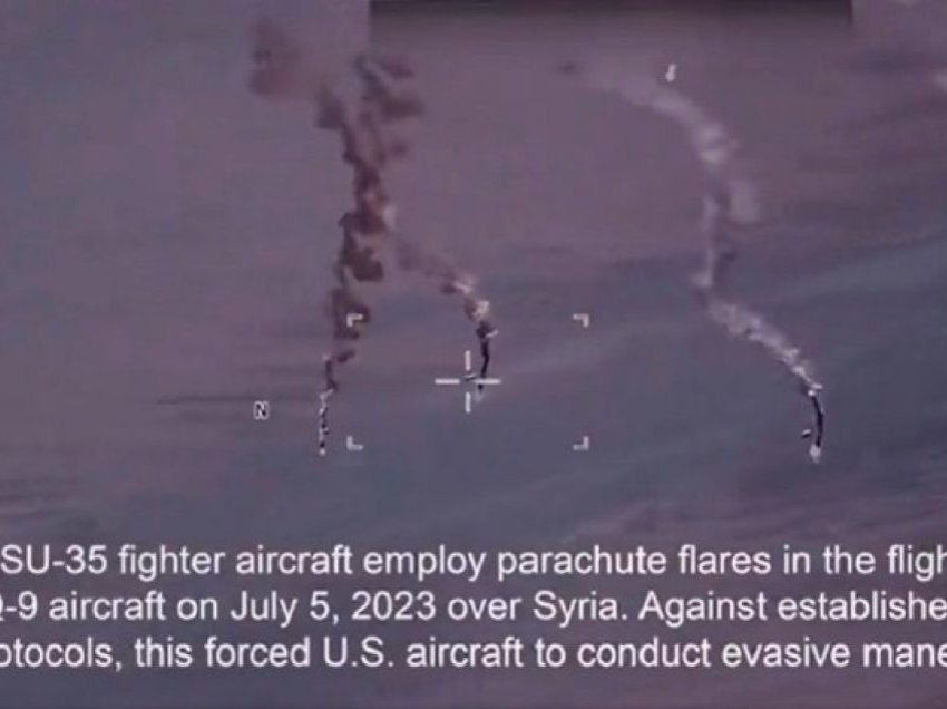 Aeroplanët luftarakë rusë për pak sa nuk  u përplasën me dronët amerikanë mbi Siri – publikohen pamjet