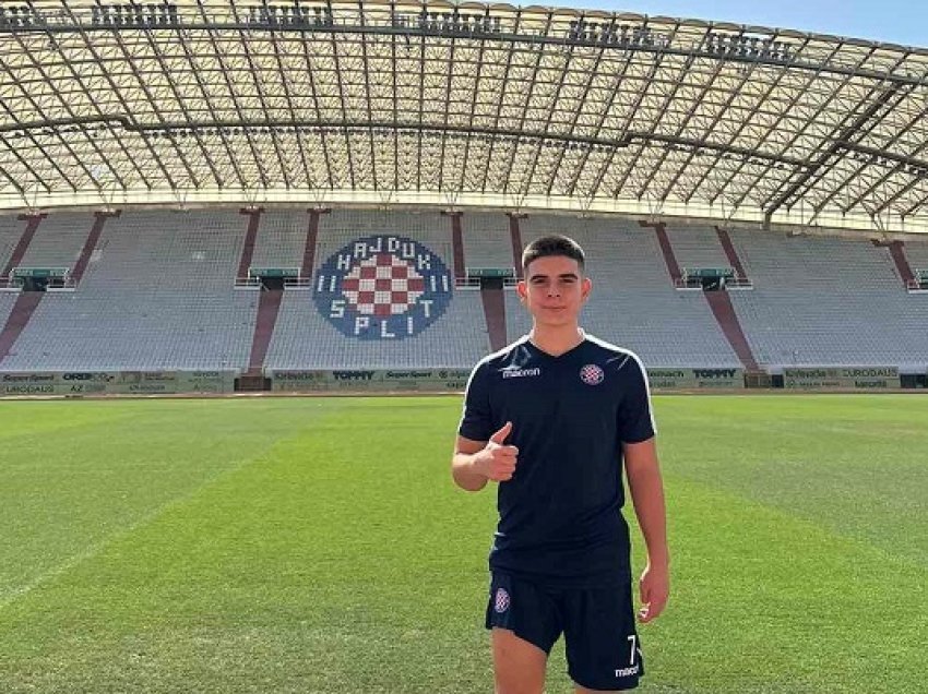 Talenti shkupjan në prova te gjigandët e Hajduk Splitit