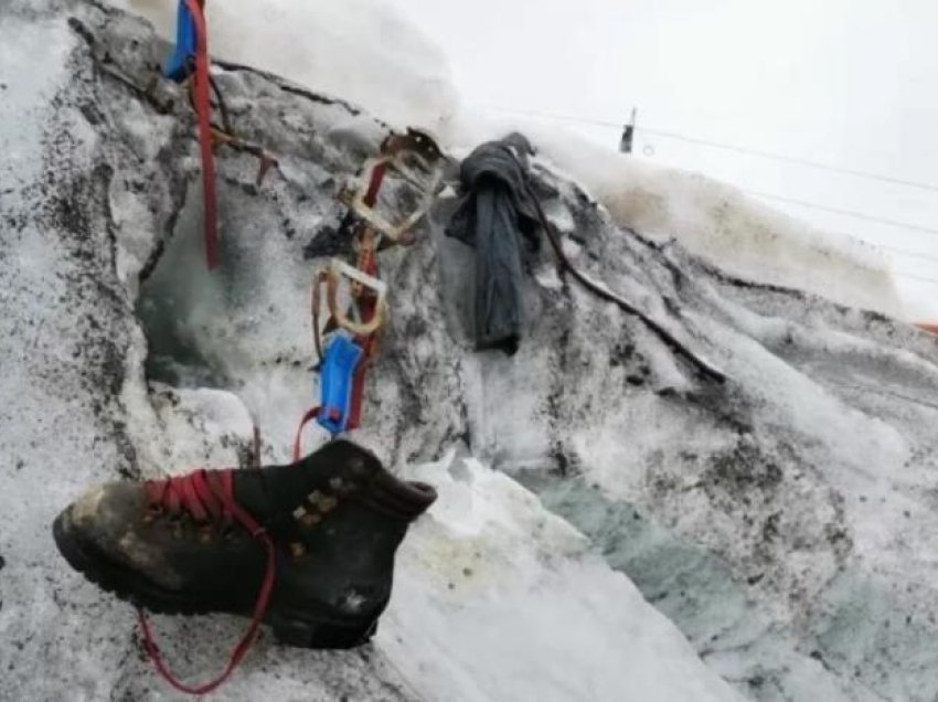 Shkrirja e akullnajës zvicerane zbulon alpinistin e zhdukur që nga viti 1986