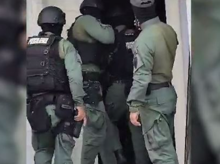 Operacioni i SPAK ku u arrestua Pëllumb Gjoka dhe prokurori Kukësit, Policia: 8 të arrestuar, 9 në kërkim, gjendet arsenal armësh