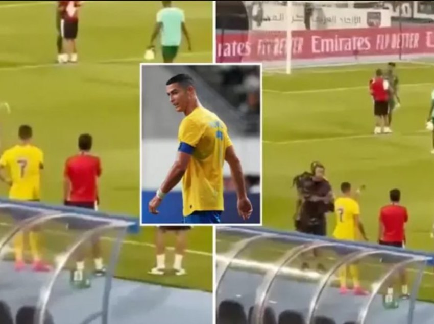 Ronaldo tregohet arrogant, i hedh ujë kameramanit dhe i thotë të largohet