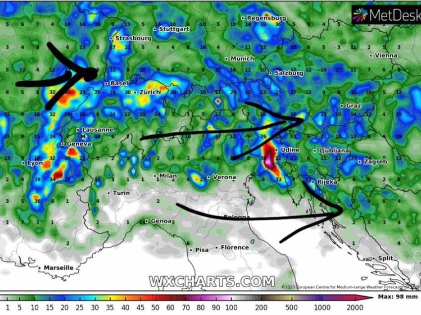 Rikthehen stuhitë e forta në Evropë dhe Ballkan, ja ndryshimet drastike pas temperaturave ekstreme
