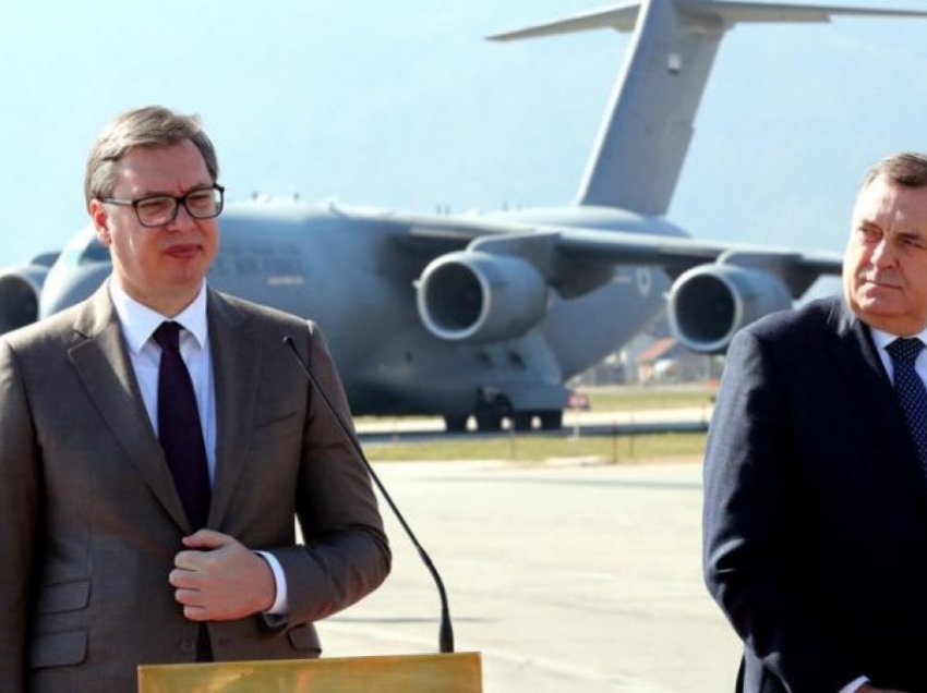 Dodik udhëton në Kroaci me aeroplanin e Vuçiqit