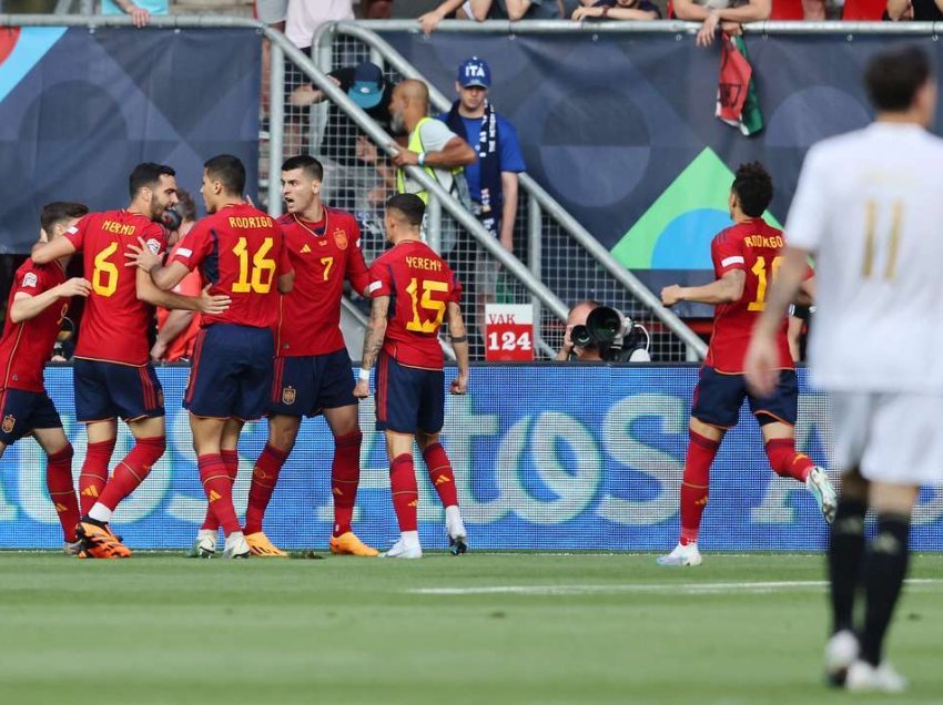 Spanja rrëzon Italinë, në finale të Ligës së Kombeve