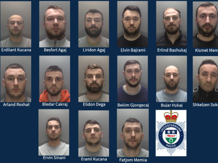 Shkatërrohet banda shqiptare e kokainës në Britani, 16 anëtarët dënohet me 86 vite burg 