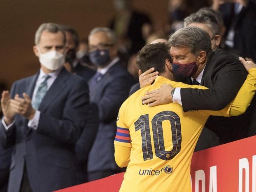 Presidenti i Barcelonës zbulon bisedën me babain e Messit