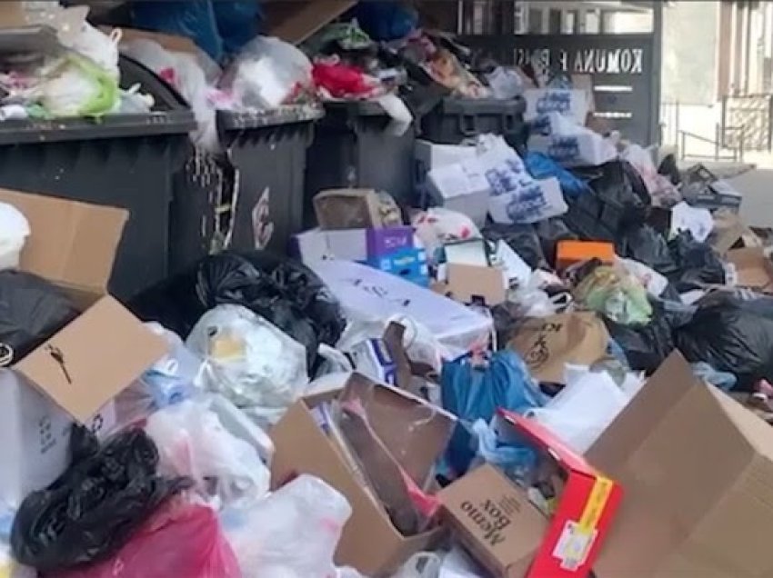 Punëtorët e “Pastrimit” në grevë, kjo është gjendja me mbeturinat në kryeqytet